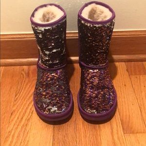 Purple Sparkle Uggs